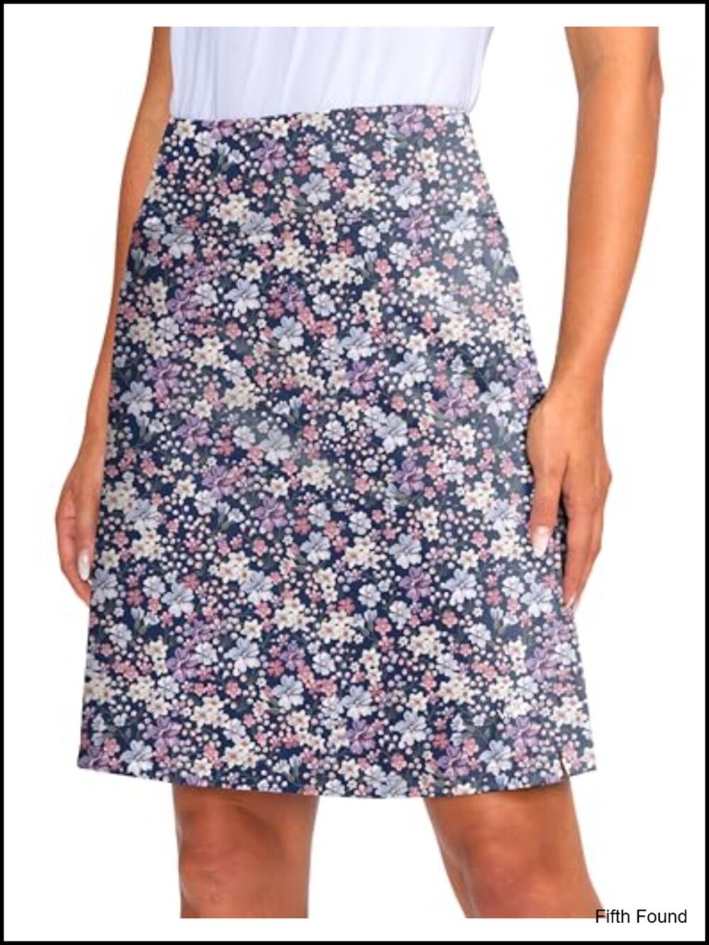 20" Knee Length Skort UPF50+ Women's Athletic Tennis Golf Skirt Built-in Shorts